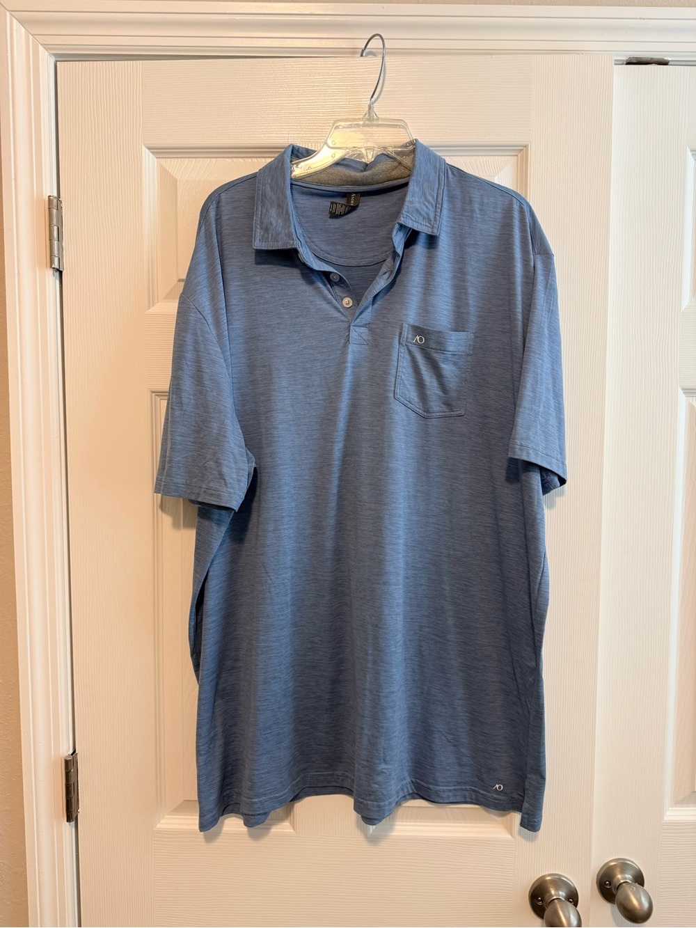 AndersonOrd Men's Light Blue Polo Shirt - Performance Knit